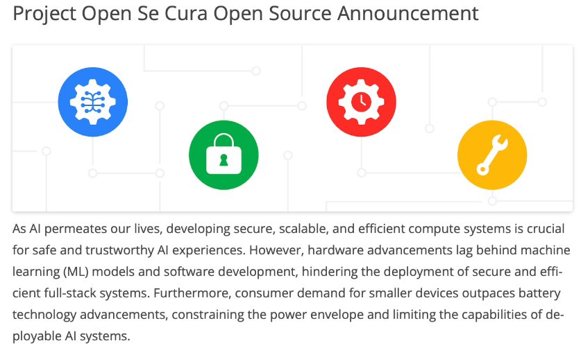 谷歌启动Open Se Cura开源框架计划2